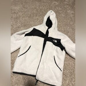 Northface reversible jacket fleece to hard shell